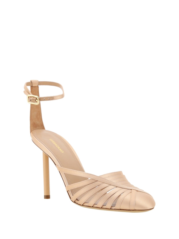 FERRAGAMO - Anklet Sandal Heel - Jente