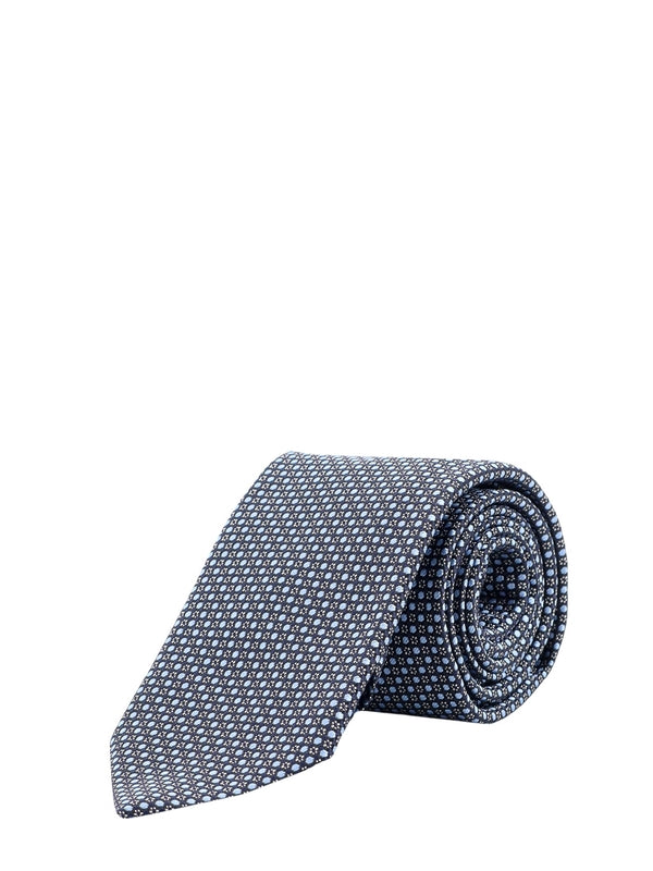 All-Over Pattern Silk Tie