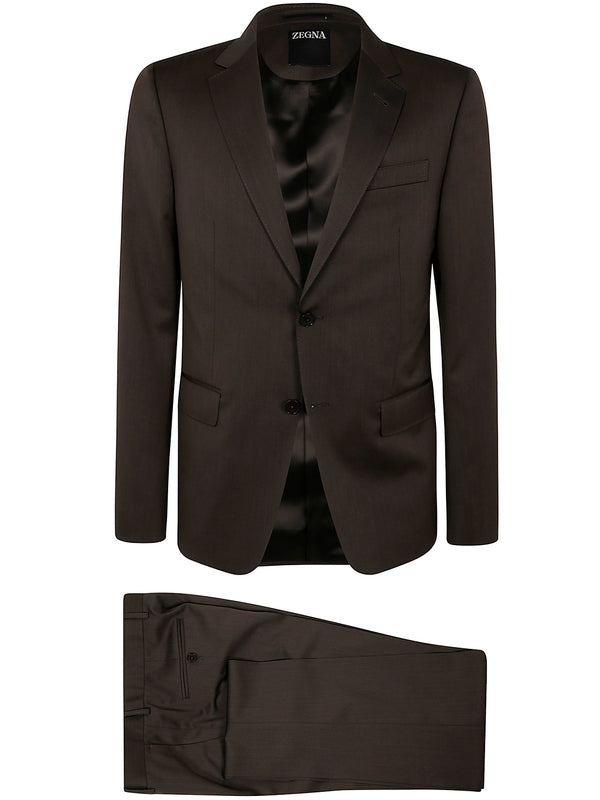 Single-Breasted Wool Suit