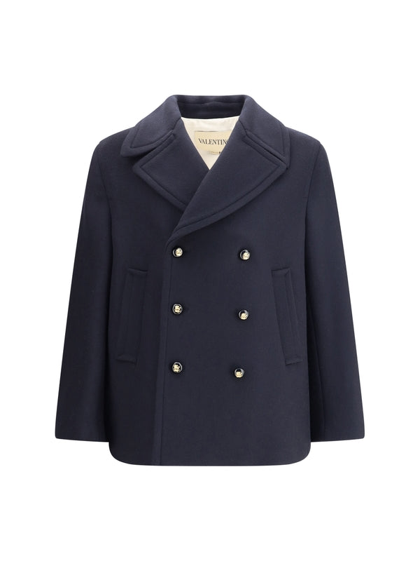 Valentino Navy Coats