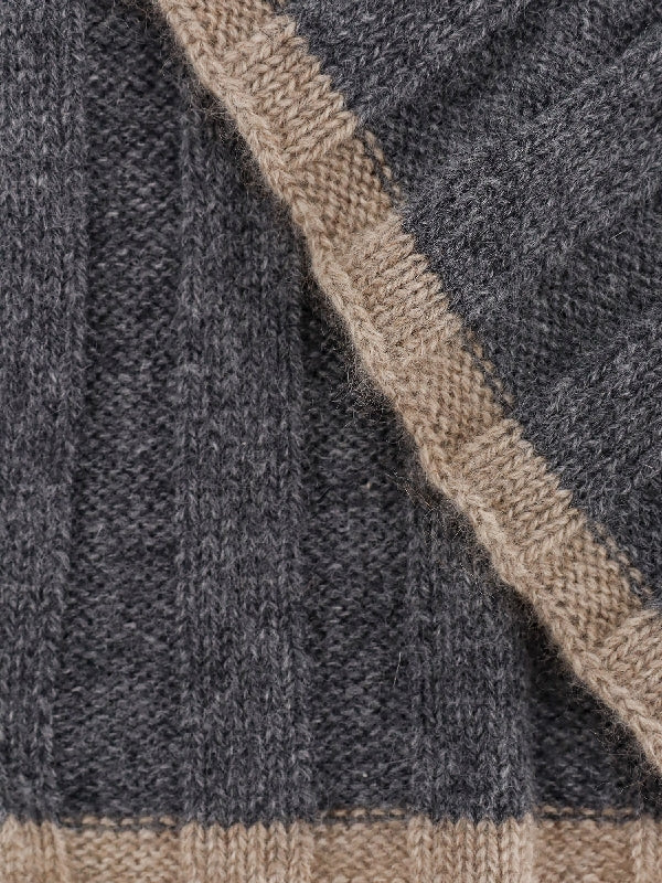 Cashmere Ribbed Muffler