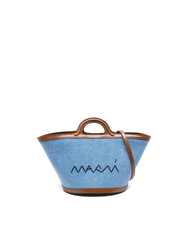 Tropicalia Logo Denim Tote Bag