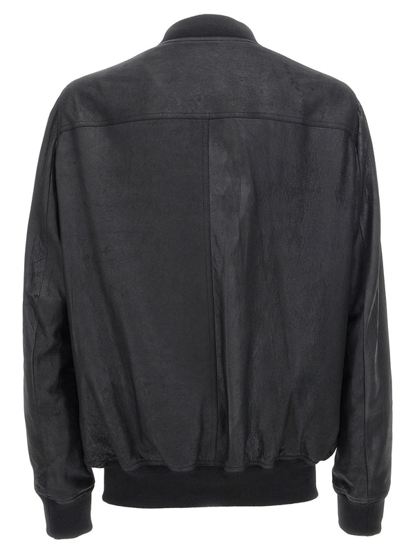 Bauhaus Flight
  Leather Bomber Jacket