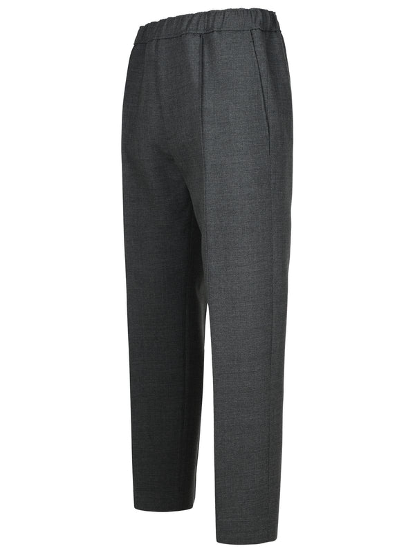 Banded Wool Pants