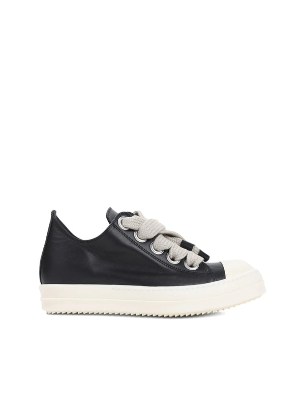 Rick Owens Black Low Top Sneakers