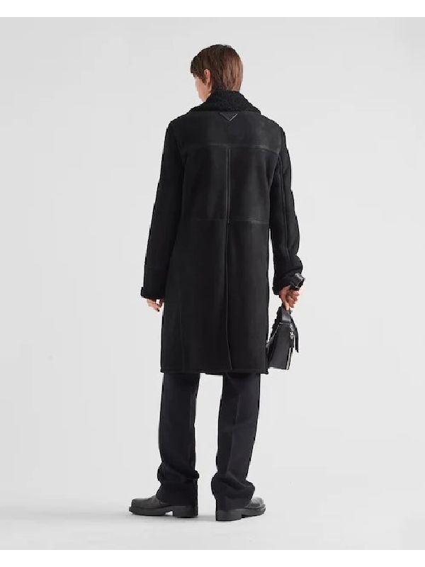 Black Shearling Coat