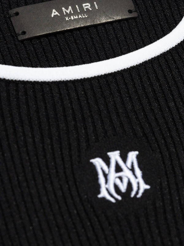 Amiri Black Half Sleeve