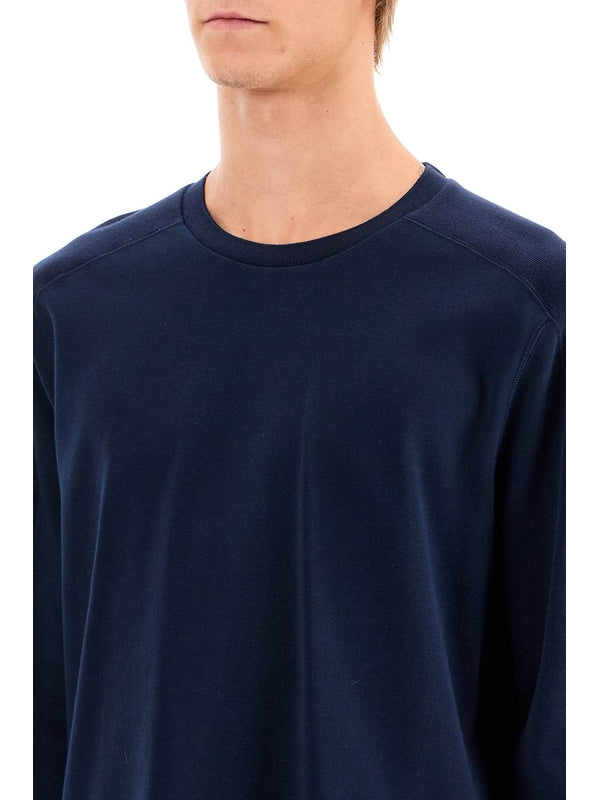 4-bar Cotton Long-sleeve Top