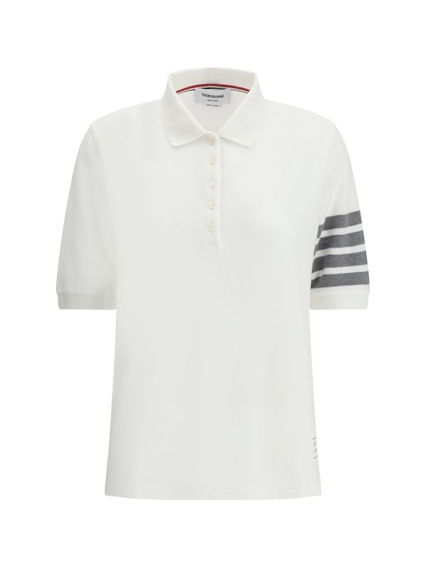 4-Bar Cotton Polo Shirt