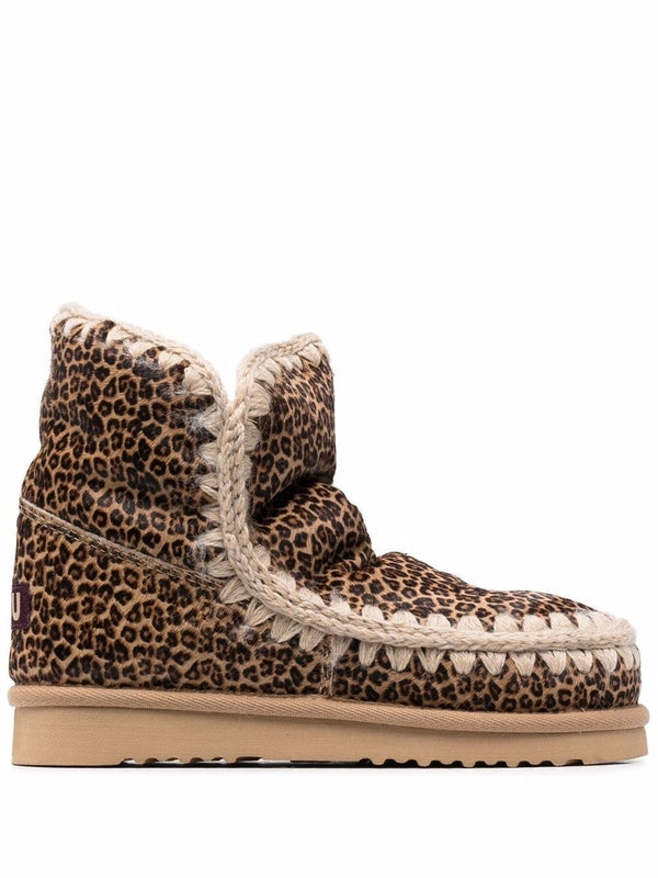 Eskimo Animal Printing Ankle
  Boots