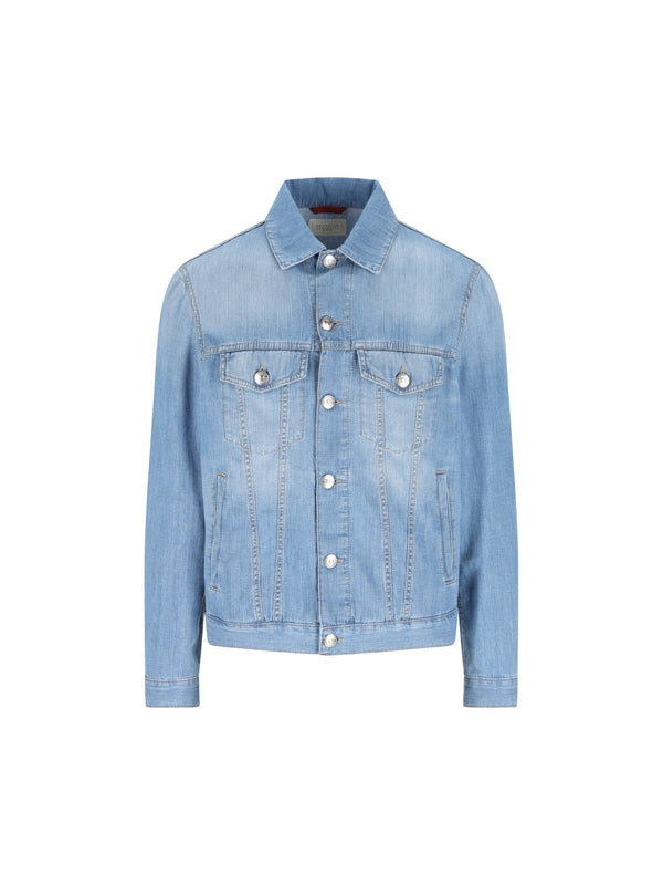 Brunello Cucinelli Blue Trucker