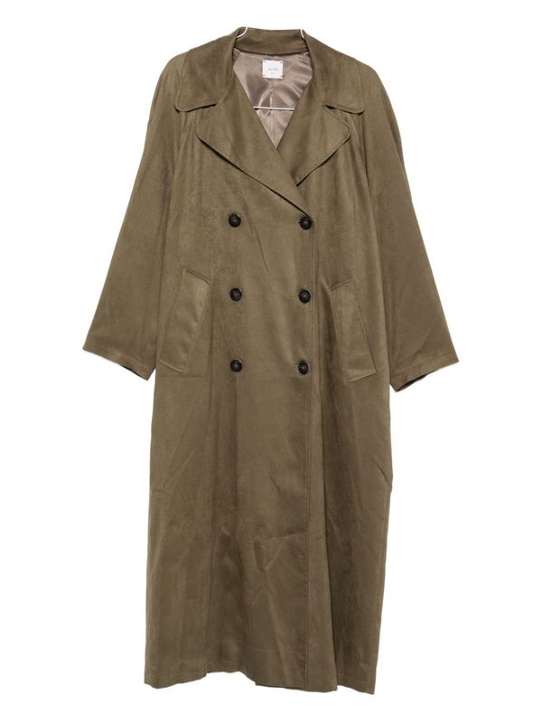 ALYSI Green Trench Coat