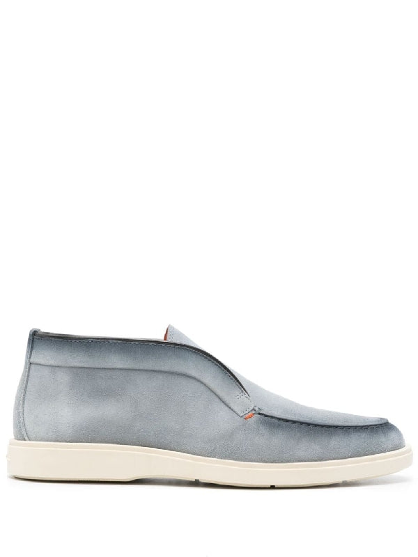 Blue Suede Desert Boots