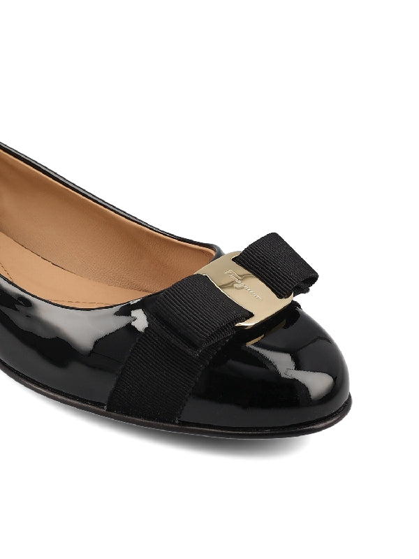 Varina Patent Leather Flat Shoes