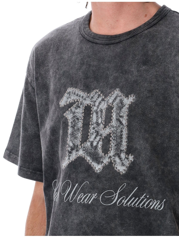 MISBHV - Logo Printing Stud Short Sleeve
  T-Shirt - Jente