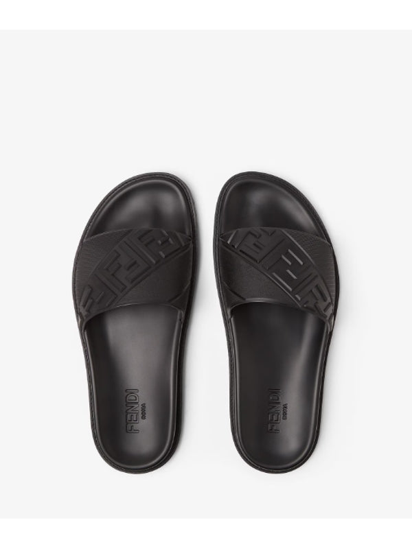 Fendi Black Slides