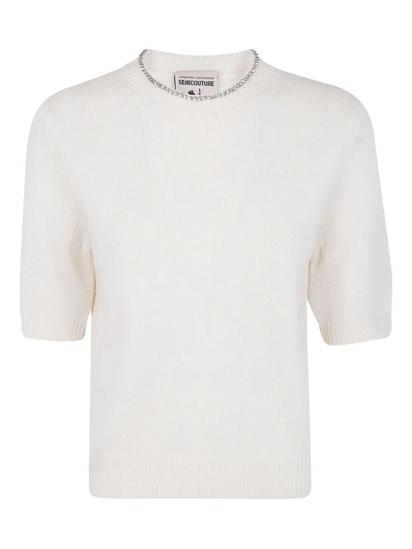 Semi-Couture White Knit