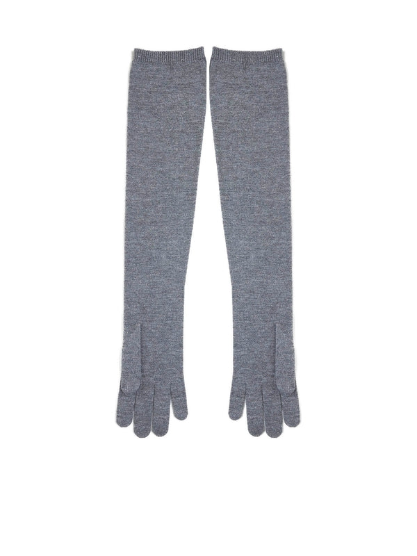 Gray Cashmere Gloves