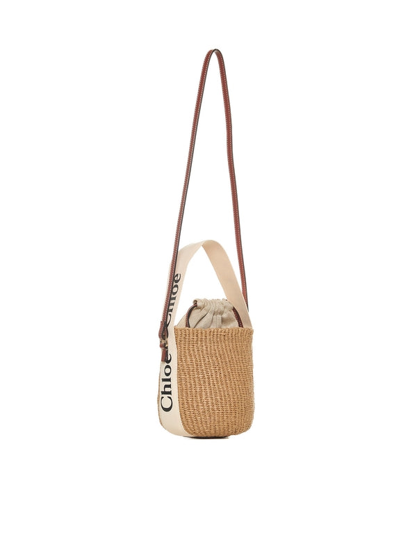 Woody Logo Small Bucket Bag