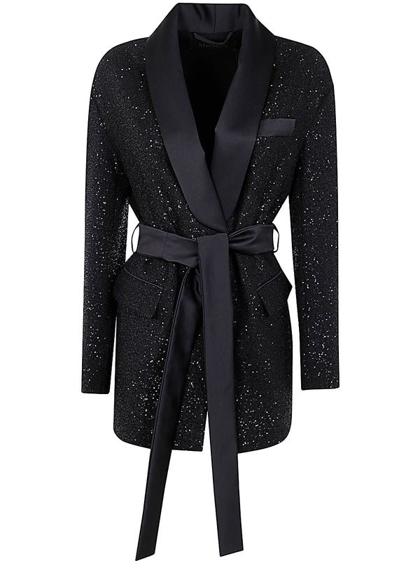 Wool Blend Sequin Jacket