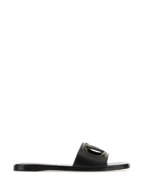 VALENTINO - SLIPPERS 5W2S0IB0RLL FV0 Black Slides - Jente