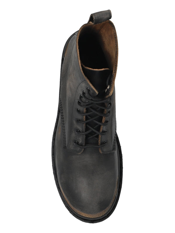 Strike Leather Lace-up Boots