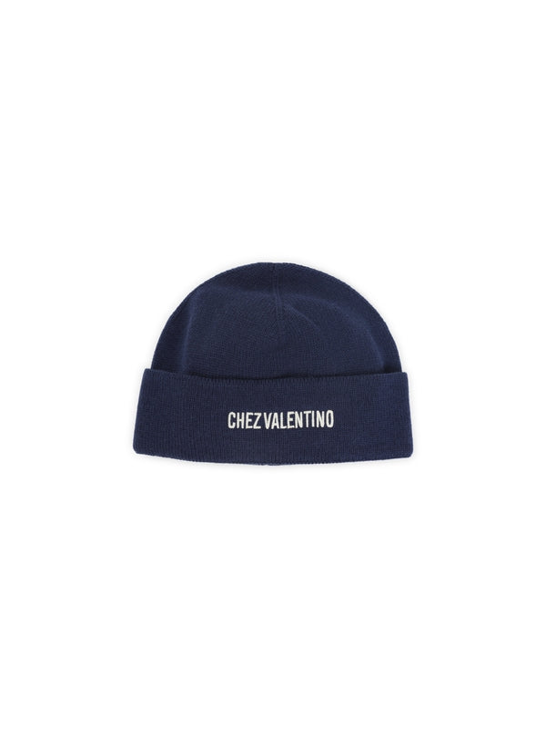 Valentino Navy Beanies