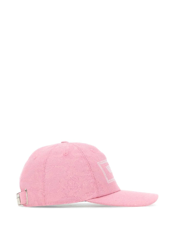 Baroque Jacquard Cotton Baseball Cap