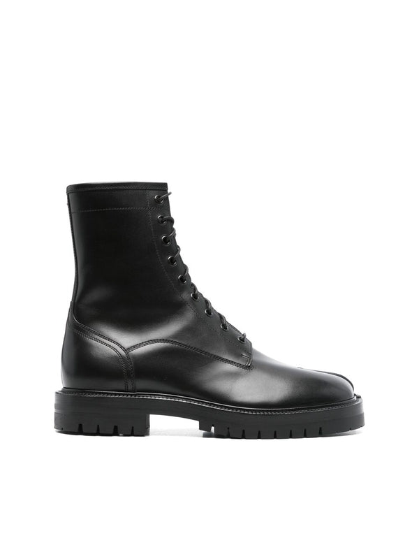 Tabi Leather Lace-up Boots