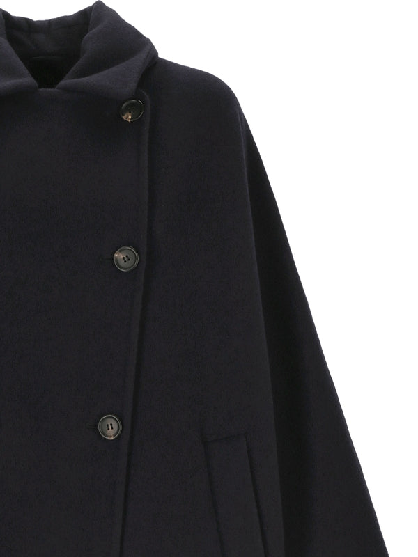 Wool Cashmere Double Peacoat