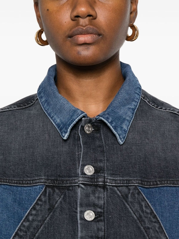 Two-Tone Denim Jacket