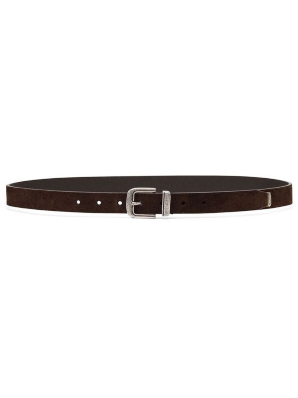 Buckle Suede Belt