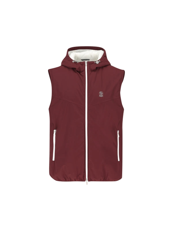Brunello Cucinelli Burgundy Vests