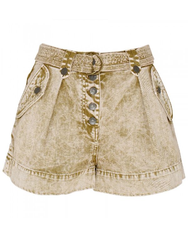 Theta Cotton Denim Shorts