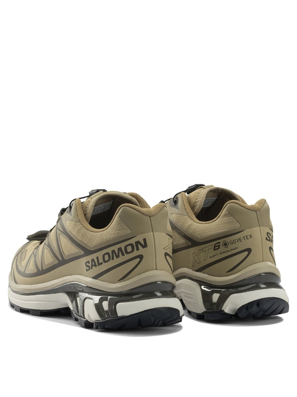 Salomon Beige Low Top Sneakers