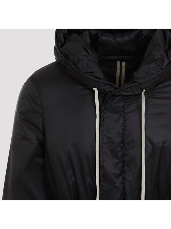 Drawstring Nylon Parka