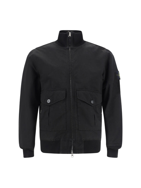 ワッペンパッチハイネックジャケット