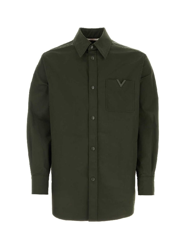 V Logo Pocket Shirt