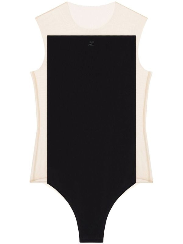 Logo Embroidered Bodysuit