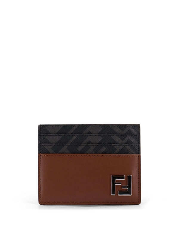 Fendi Brown Card Holders