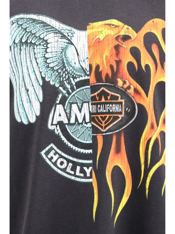 Amiri Black Half Sleeve