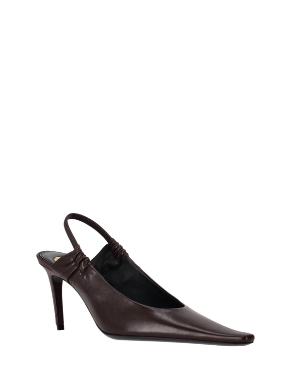 Saint Laurent Brown Sandal Heels