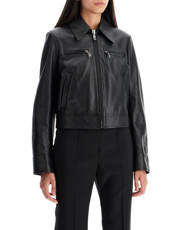 Bolsena Leather Biker Jacket