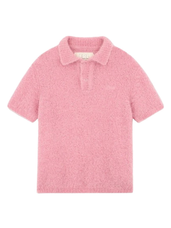 ERL Pink Short-Sleeve Polo Shirt
