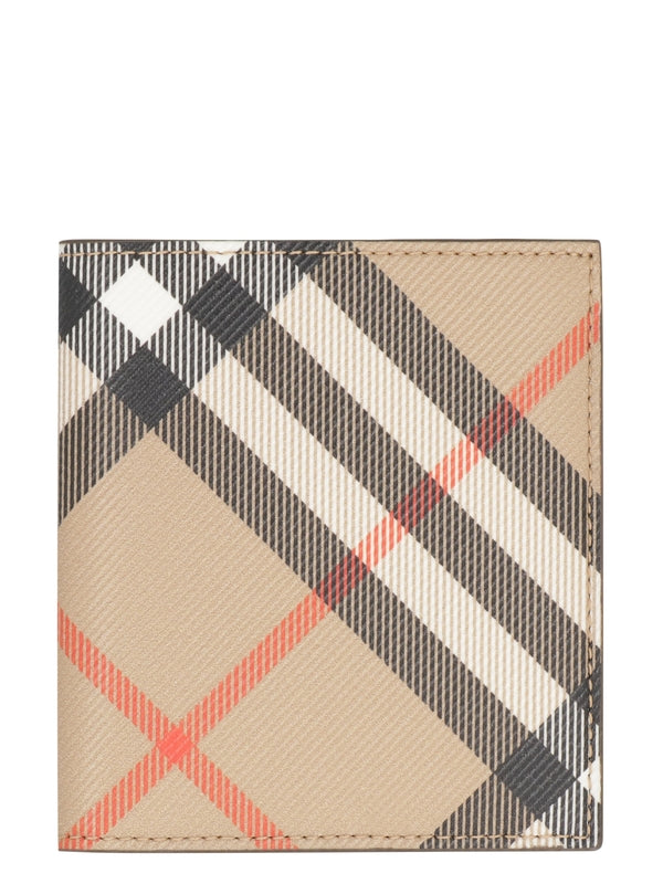 Check Pattern Billfold Wallet