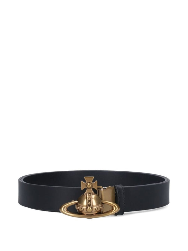 Vivienne Westwood Black Leather Belts