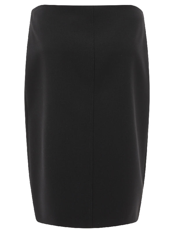 4g Wool Slit Skirt