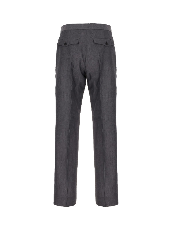 Back Stitch Double Pleated
  Pants