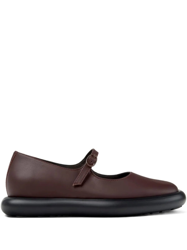 Camper Burgundy Flat Shoes