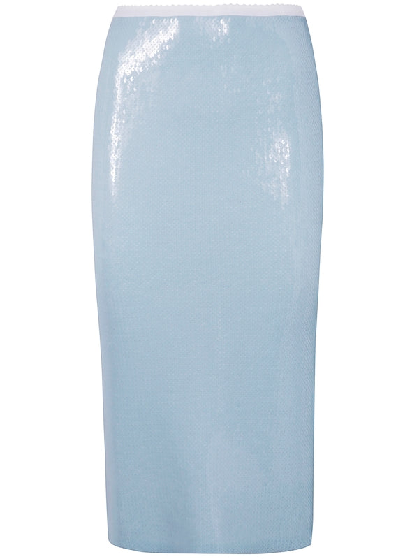 Semi-Couture Sky Blue Mini Dress